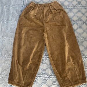 Light Brown Corduroy Pants wide legs